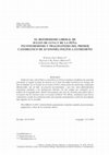 Research paper thumbnail of El reformismo pragmático del primer catedrático de Economía Política extremeño Julián de Luna y de la Peña