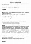 Research paper thumbnail of CIÊNCIA E NATURA, VOL 42 Education Percepção dos alunos sobre serpentes em uma escola pública no sudoeste da Amazônia Student perception of snakes in a public school in south west Amazon