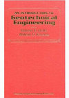 Research paper thumbnail of An lntroductian to Geotechnical Engineering