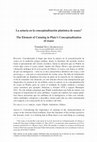 Research paper thumbnail of “La astucia en la conceptualización platónica de σοφία”