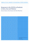 Research paper thumbnail of ABDOU FILALI-ANSARY OCCASIONAL PAPER SERIES Responses to the COVID-19 Pandemic in Syria, Iran and Pakistan