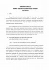 Research paper thumbnail of VIRGINIA OKULU: KAMU TERCİHİ EKOLÜ VE ANAYASAL İKTİSAT