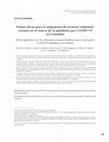 Research paper thumbnail of Pautas éticas para la asignación de recursos sanitarios escasos en el marco de la pandemia por COVID-19 en Colombia