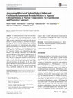 Research paper thumbnail of Aggregation Behavior of Sodium Dodecyl Sulfate and Cetyltrimethylammonium Bromide Mixtures in Aqueous/ Chitosan Solution at Various Temperatures: An Experimental and Theoretical Approach