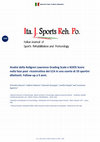 Research paper thumbnail of Analisi della Kellgren Lawrence Grading Scale e KOOS Score nella fase post -ricostruttiva del LCA in una coorte di 33 sportivi dilettanti. Follow-up a 5 anni