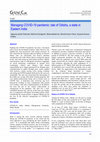 Research paper thumbnail of Managing COVID-19 pandemic: tale of Odisha, a state in Eastern India