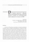 Research paper thumbnail of Da "minoria silenciosa" à Maioria Moral: transformações nas relações entre religião e política no fundamentalismo norte-americano na década de 1970