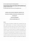 Research paper thumbnail of Gentlemen, Heroes, Real Men, Disabled Men: Explorations at the Intersections of Disability and Masculinity in Contemporary China