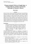 Research paper thumbnail of Women-oriented CSOs in a Fragile State: A Gendered Review of State-Civil Society Imbroglio in Pakistan's History