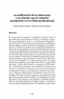 Research paper thumbnail of La politización de la música pop y su relación con el contexto sociopolítico en el Chile posdictatorial