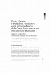 Research paper thumbnail of Poder, Estado y DDHH en la CIDH