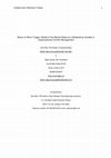 Research paper thumbnail of Macro to Micro Trigger: Model of the Mental State as a Moderating Variable in Organizational Conflict Management