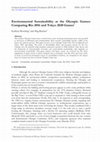 Research paper thumbnail of Environmental Sustainability at the Olympic Games: Comparing Rio 2016 and Tokyo 2020 Games