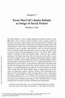 Research paper thumbnail of Ewan MacColl’s Radio Ballads as Songs of Social Protest