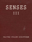 Research paper thumbnail of SENSES III : FAJITAS PULLUM SCRIPTURAM