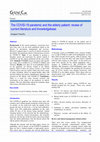 Research paper thumbnail of The COVID-19 pandemic and the elderly patient: review of current literature and knowledgebase