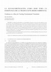 Research paper thumbnail of La ecoalfabetización como base para la enseñanza de la traducción medioambiental