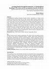 Research paper thumbnail of Locating Sancho through Westminster: A Topographical Reading of The Letters of the Late Ignatius Sancho, an African