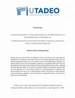 Research paper thumbnail of Costumbre Internacional: una lectura desde Latinoamérica a la perspectiva ortodoxa de la fuente no escrita del derecho internacional  -   Customary International Law: A Latin-American Approach to the Orthodox Perspective of the Non-Written Source of International Law