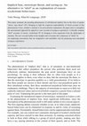 Research paper thumbnail of Implicit bias, stereotype threat, and seeing-as: An alternative to “alief” as an explanation of reason-recalcitrant behaviours