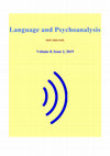 Research paper thumbnail of Language and Psychoanalysis Volume 8 Issue 2 (2019)