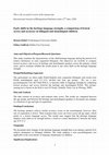 Research paper thumbnail of Early shifts in the heritage language strength: a comparison of lexical access and accuracy in bilingual and monolingual children