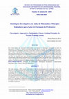 Research paper thumbnail of Abordagem Investigativa em Aulas de Matemática: Princípios Balizadores para Ações de Formação de Professores