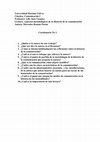 Research paper thumbnail of UMG Comunicacion I-Cuestionario