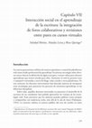 Research paper thumbnail of Capítulo VII Interacción social en el aprendizaje de la escritura: la integración de foros colaborativos y revisiones entre pares en cursos virtuales