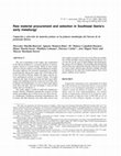 Research paper thumbnail of Raw material procurement and selection in Southeast Iberia’s  early metallurgy