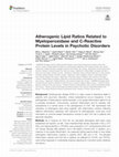 Research paper thumbnail of Atherogenic Lipid Ratios Related to Myeloperoxidase and C-Reactive Protein Levels in Psychotic Disorders