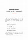 Research paper thumbnail of Poesia e filologia: Vittorio Sereni e Dante Isella