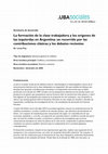 Research paper thumbnail of Seminario de doctorado: La formación de la clase trabajadora y los orígenes de las izquierdas en Argentina: un recorrido por las contribuciones clásicas y los debates recientes