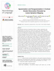 Research paper thumbnail of Agrammatism and Paragrammatism: A Cortical Double Dissociation Revealed by Lesion-Symptom Mapping