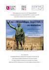 Research paper thumbnail of [2014 - 2019] Thèse de doctorat sous la direction de Stéphane Benoist : "Une “République impériale" en mutation. Pensée politique, institutions et société romaine de l'époque de Sylla à la fin du Ier s. de n. è."