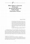 Research paper thumbnail of Bilim, İlahiyat ve Siyasetin Merkezinde Bir Osmanlı Münevveri: Kudüs Patriği Chrysanthos Notaras