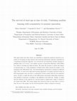 Research paper thumbnail of The survival of start-ups in time of crisis. Combining machine learning with econometrics to measure innovation