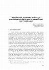 Research paper thumbnail of Innovación, economía y trabajo colaborativo en la red: El ejemplo del software libre