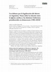 Research paper thumbnail of Los debates por la legalización del aborto en Argentina (1983-2018). Notas sobre la relación entre la Iglesia Católica y los distintos gobiernos presidenciales en democracia