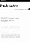 Research paper thumbnail of As camadas da crise e os valores democráticos fundamentais [2020]