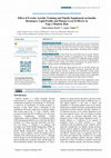 Research paper thumbnail of Effect of 8 weeks Aerobic Training and Nigella Supplement on Insulin Resistance, Lipid Profile and Plasma Level of HbA1c in Type 2 Diabetic Rats