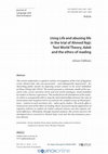 Research paper thumbnail of Gibbons, A. (2019) ‘Using Life and Abusing Life in the Trial of Ahmed Naji: Text World Theory, Adab, and the Ethics of Reading’, Journal of Language and Discrimination 3(1): 4-31.