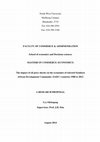 Research paper thumbnail of The impact of oil price shocks on the economies of selected Southern African Development Community (SADC) countries 1980 to 2012 A RESEARCH PROPOSAL