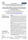 Research paper thumbnail of Mothers' Attitudes of Health Care for Preterm Neonates Post Discharge from Neonatal Intensive Care Units (NICUs) in Govermental Hospitals in the Gaza Strip, Palestine