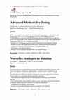 Research paper thumbnail of Advanced Methods for Dating / XVth UISPP Conference/  Session C04 -Technology and Methodology for Archaeological Practice: Practical applications for the past reconstruction