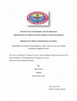 Research paper thumbnail of INSTITUTE OF ENGINEERING AND TECHNOLOGY DEPARTMENT OF URBAN PLANNING, DESIGN AND DEVELOPMENT PROGRAM OF URBAN AND REGIONAL PLANNING ASSESSMENT OF SOLID WASTE DISPOSAL: THE CASE OF LAGA ALATI OPEN DUMPSITE, NEKEMTE TOWN