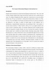 Research paper thumbnail of The Concept of International Disputes in International Law