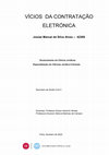 Research paper thumbnail of VÍCIOS DA CONTRATAÇÃO ELETRÓNICA