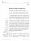 Research paper thumbnail of Patterns of Etruscan Urbanism