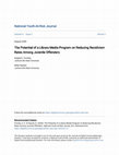 Research paper thumbnail of The Potential of a Library Media Program on Reducing Recidivism Rates Among Juvenile Offenders